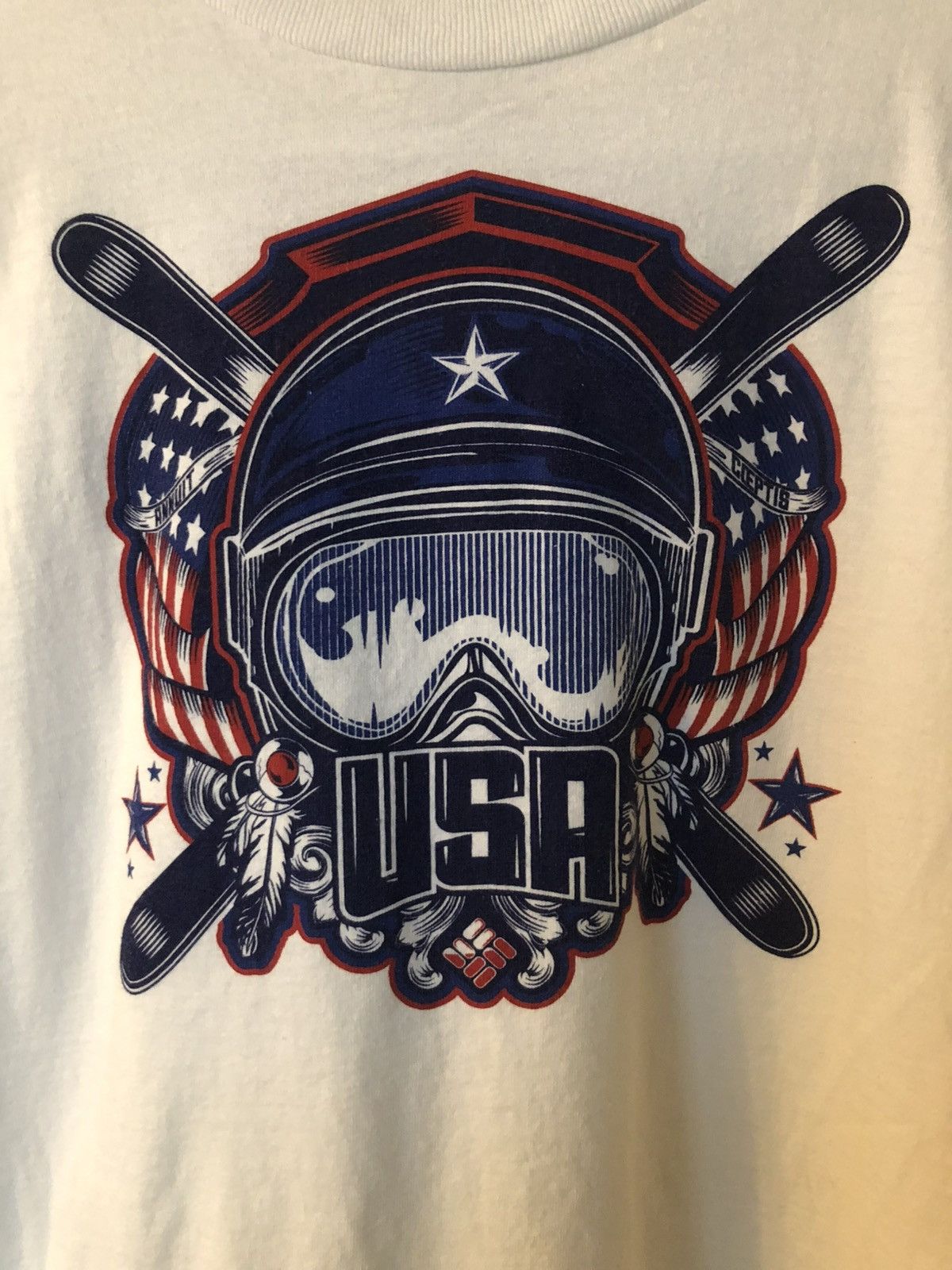 Columbia Tee: columbia Millenium Flash USA mens Freestyle Ski team xl Size US XL / EU 56 / 4 - 3 Thumbnail