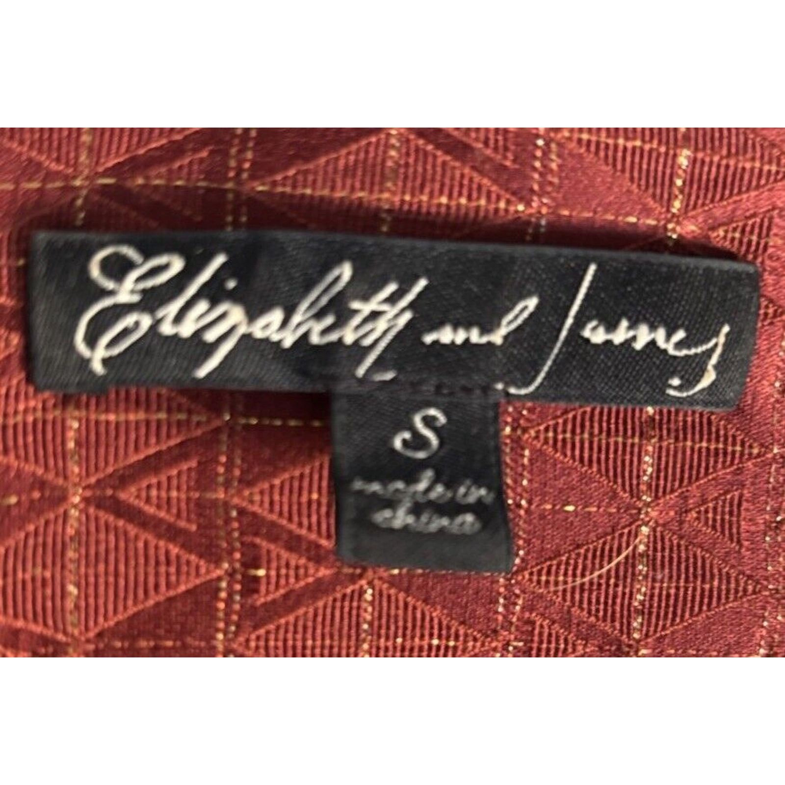 Elizabeth and James Elizabeth and James Rust Gold Pull Over Dolman Blouse S Size S / US 4 / IT 40 - 5 Thumbnail