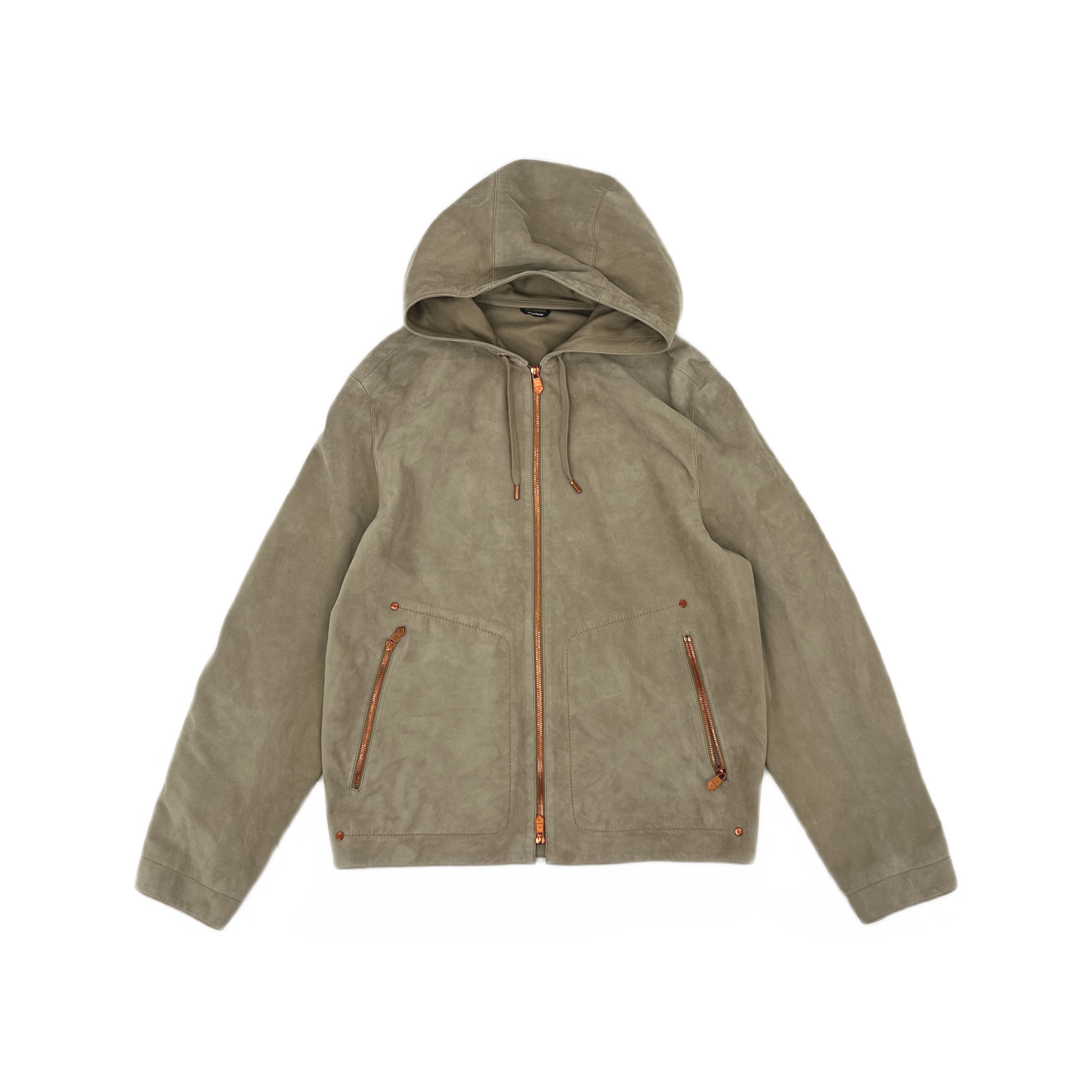 Hermes Hermès Reindeer Skin Hooded Jacket Size S Size US S / EU 44-46 / 1 - 1 Thumbnail
