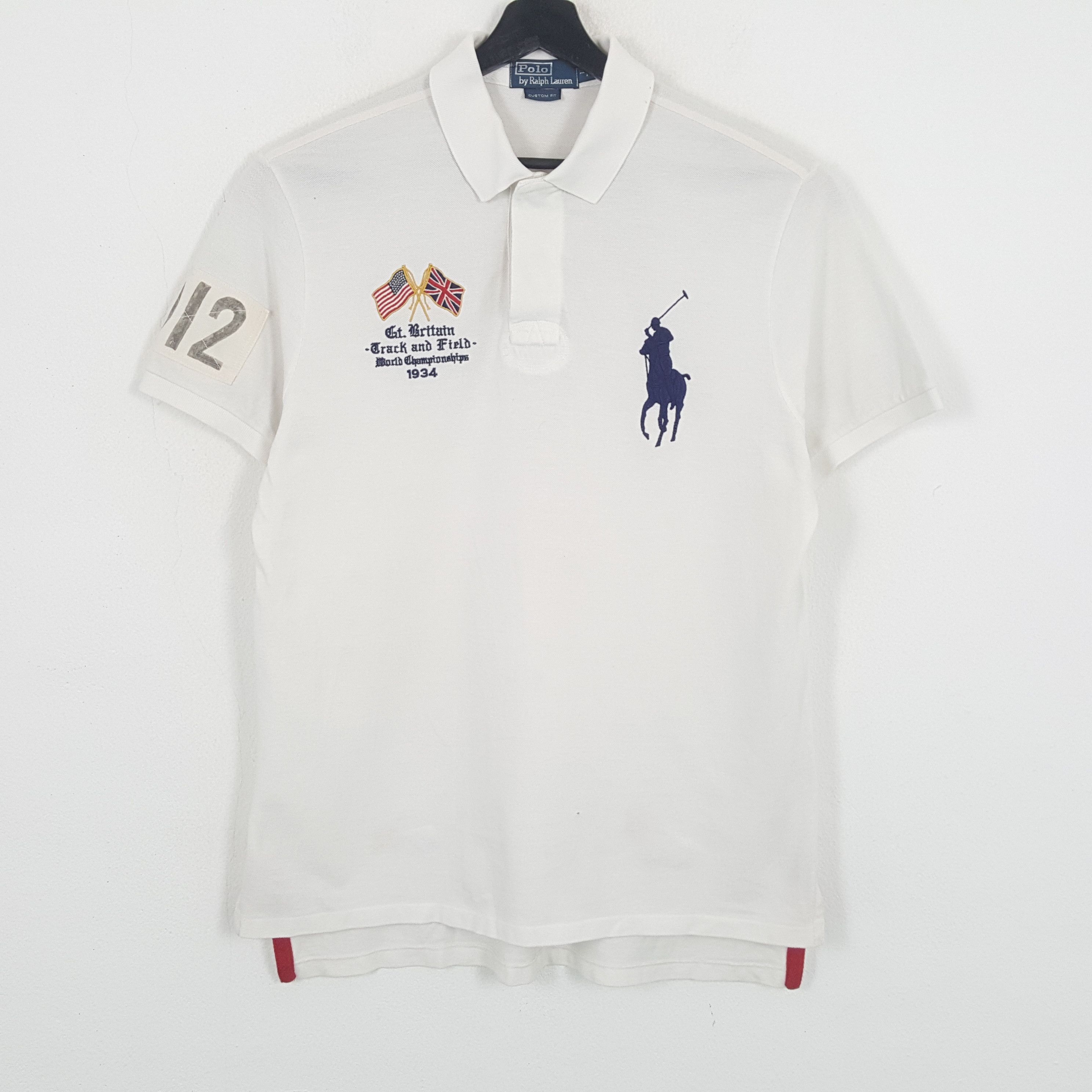 Polo Ralph Lauren × Vintage POLO by RALPH LAUREN Great Britain Design Casual Style Polos Size US L / EU 52-54 / 3 - 1 Thumbnail