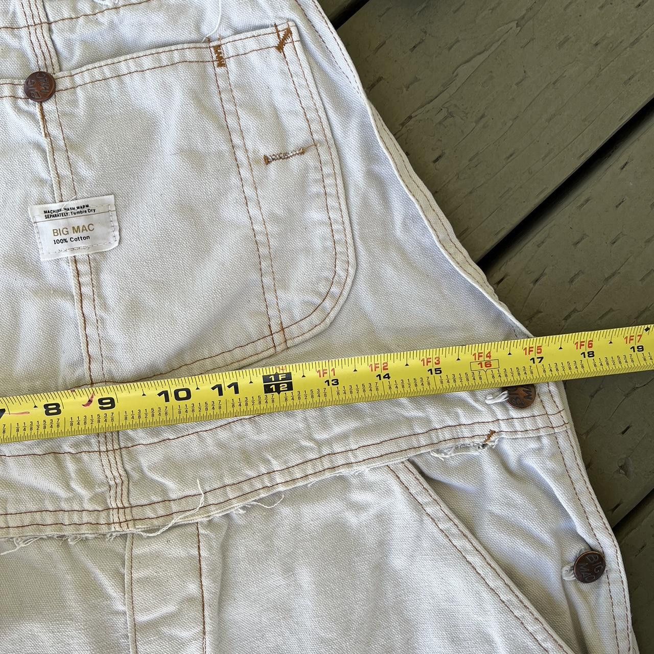 Big Mac Vintage 60s Big Mac Painter Overalls Distressed Donut Button Size US 34 / EU 50 - 5 Thumbnail