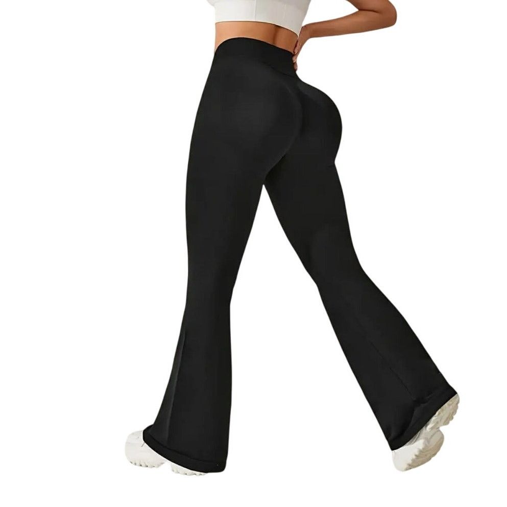 Other High-Waisted Black Flare Leggings Yoga Stretch Pants Small Size 25" / US 0 / IT 36 - 3 Thumbnail