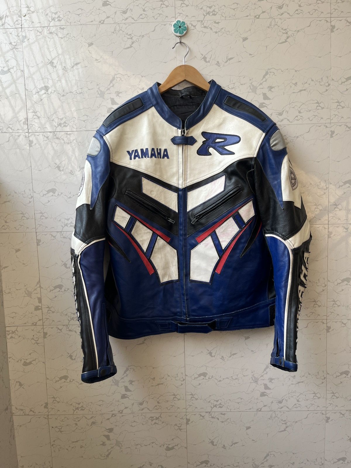 Vintage × Yamaha Vintage Yamaha Racing Leather Jacket | Grailed