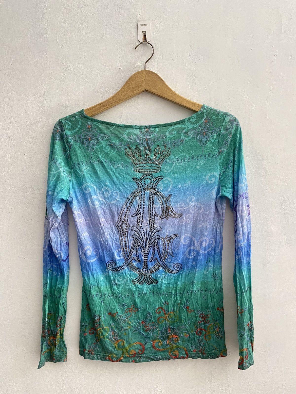 Ed Hardy × Vintage Vintage mesh ed hardy print mesh tattoos y2k style Size M / US 6-8 / IT 42-44 - 4 Thumbnail