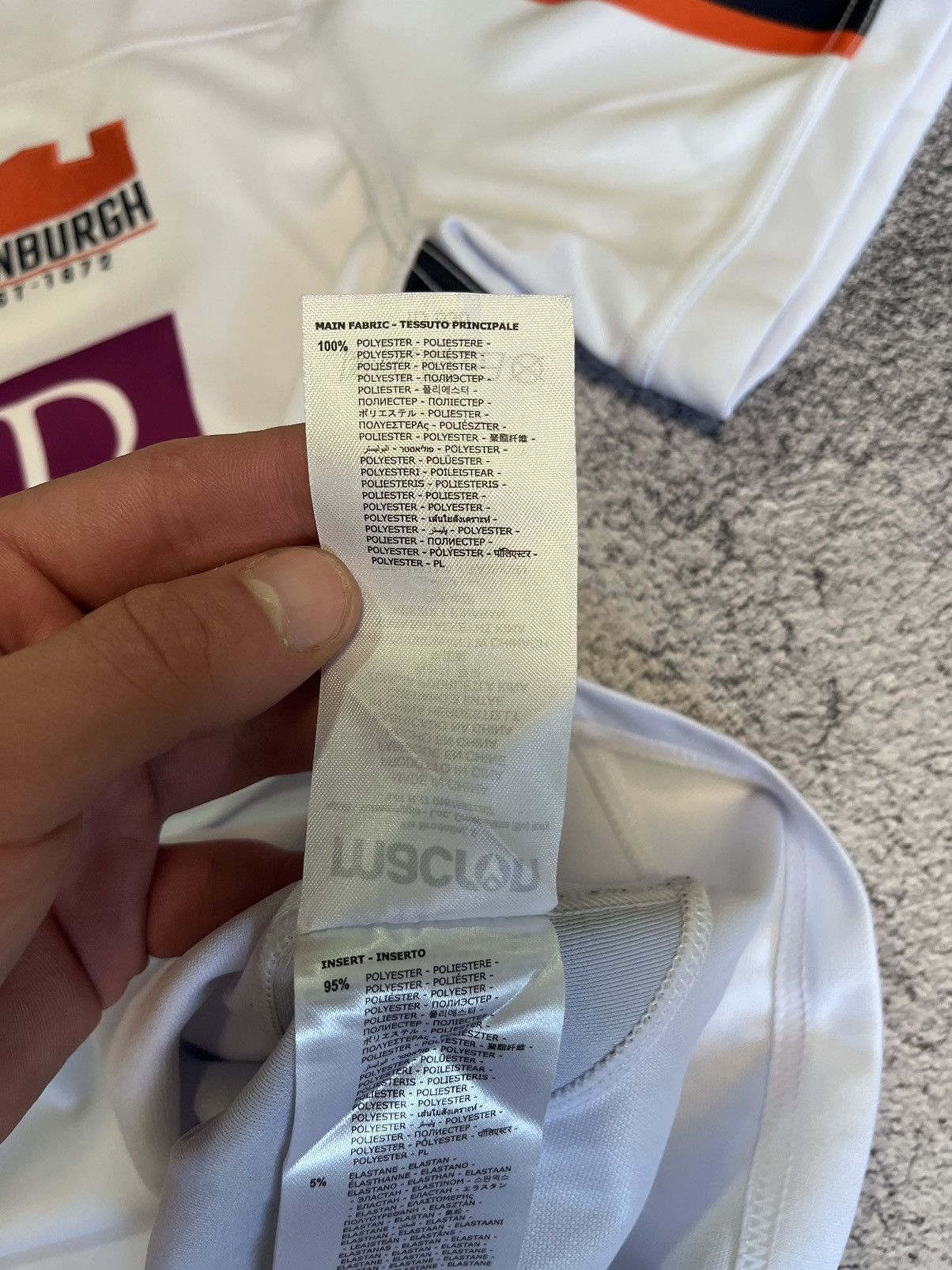 Macron Macron Men’s T- Shirt Jersey Edinburgh Rugby Union White Size US L / EU 52-54 / 3 - 9 Thumbnail