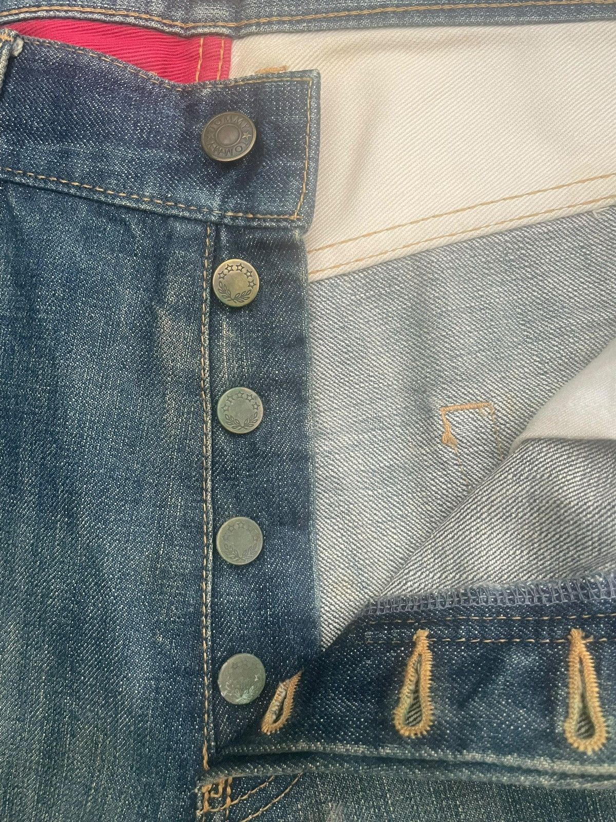 Tommy Hilfiger Tommy Faded Distresed Denim Size US 36 / EU 52 - 12 Thumbnail