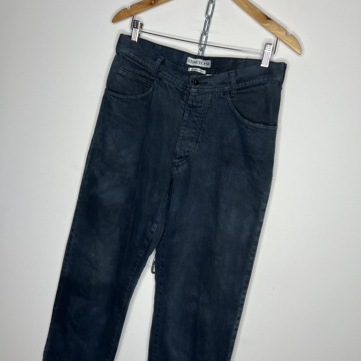 Stone Island × Vintage Vintage Stone Island 90s Jeans Denim Pants Trousers Straight Size US 32 / EU 48 - 6 Thumbnail