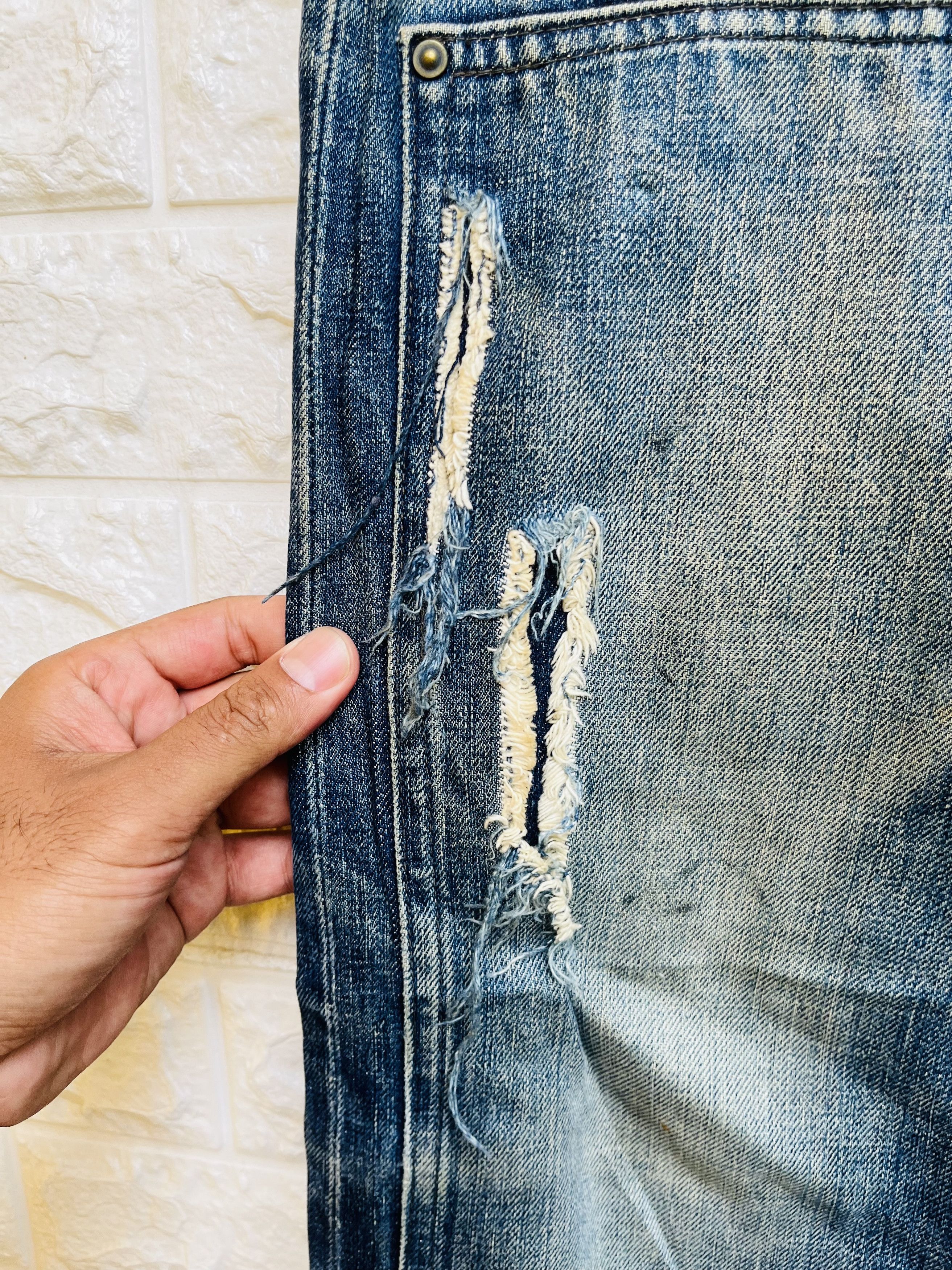 Japanese Brand × Vintage Vintage 90s Evis Evisu Japanese Designer Fashion Style Size US 34 / EU 50 - 15 Thumbnail