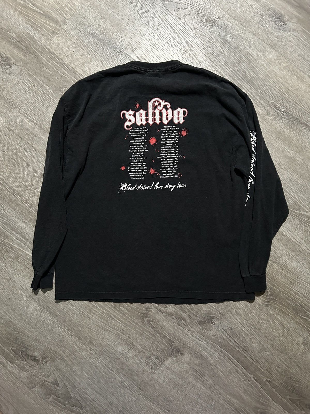 Other Vintage Y2K Saliva long sleeve shirt Size US XL / EU 56 / 4 - 2 Thumbnail