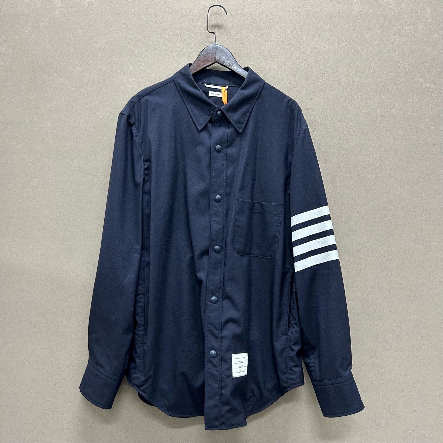 Thom Browne thom browne navy wool four-stripe jacket Size US M / EU 48-50 / 2 - 1 Thumbnail