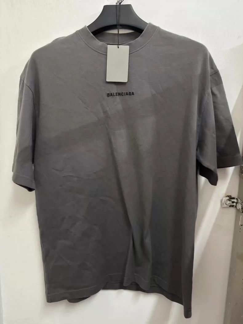 Balenciaga Balenciaga Front and Back Embroidered Short Sleeve Size US S / EU 44-46 / 1 - 1 Thumbnail