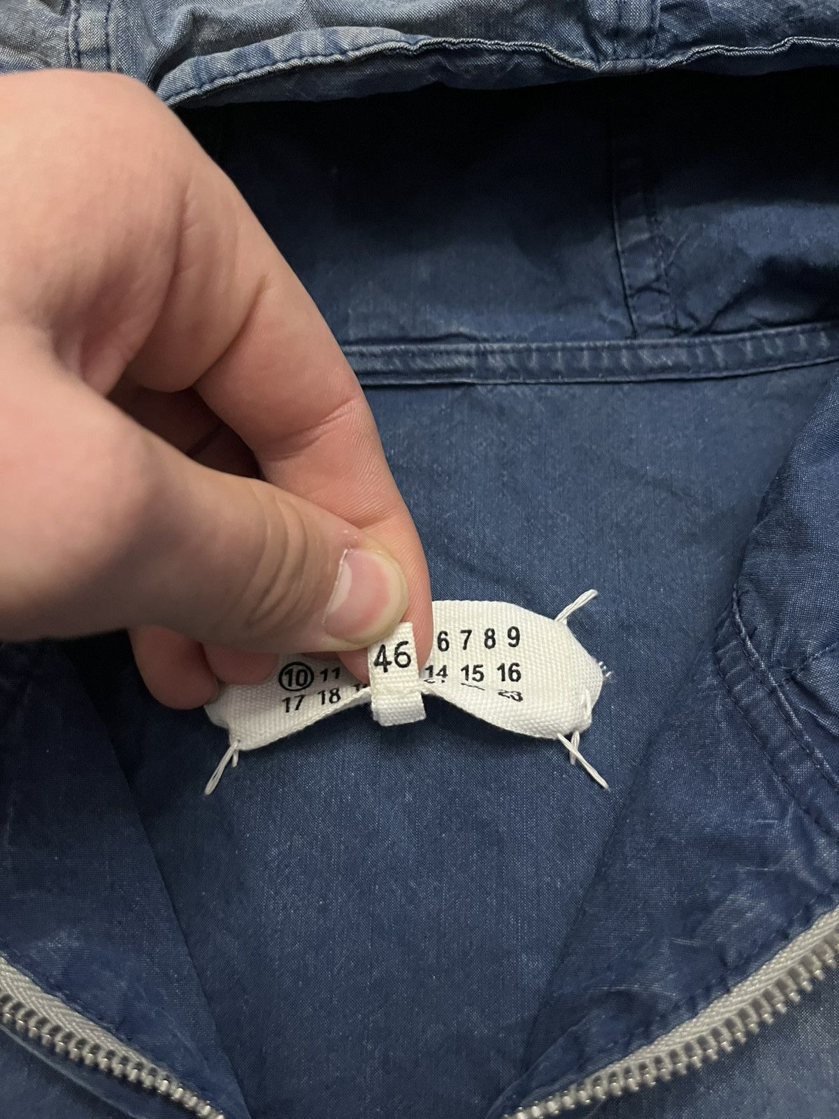 Maison Margiela Maison Margiela men’s anorak denim jacket Size US S / EU 44-46 / 1 - 8 Thumbnail