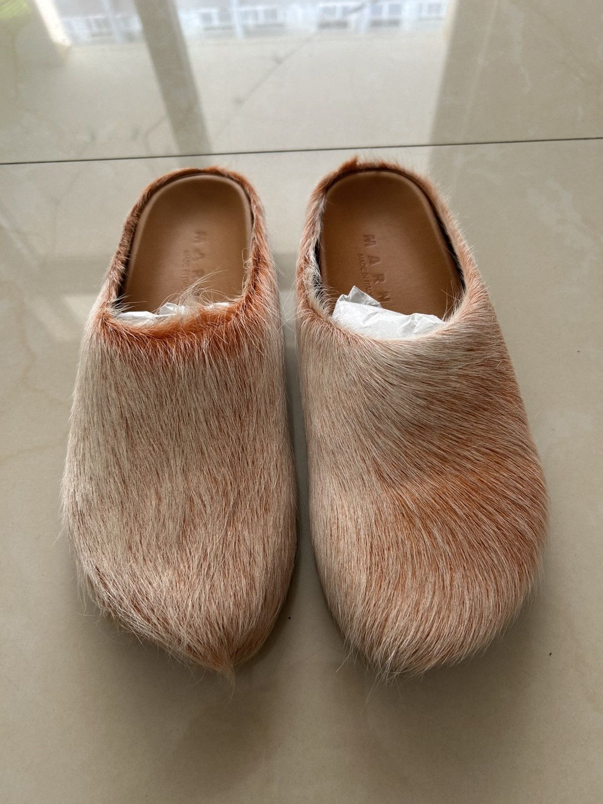 Marni Marni Fussbet Biege Slip On Size US 11 / EU 44 - 1 Thumbnail