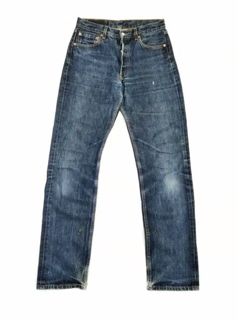 Levi's Vintage Levi's 501 Distressed Jeans 29x33 Size US 29 - 1 Thumbnail