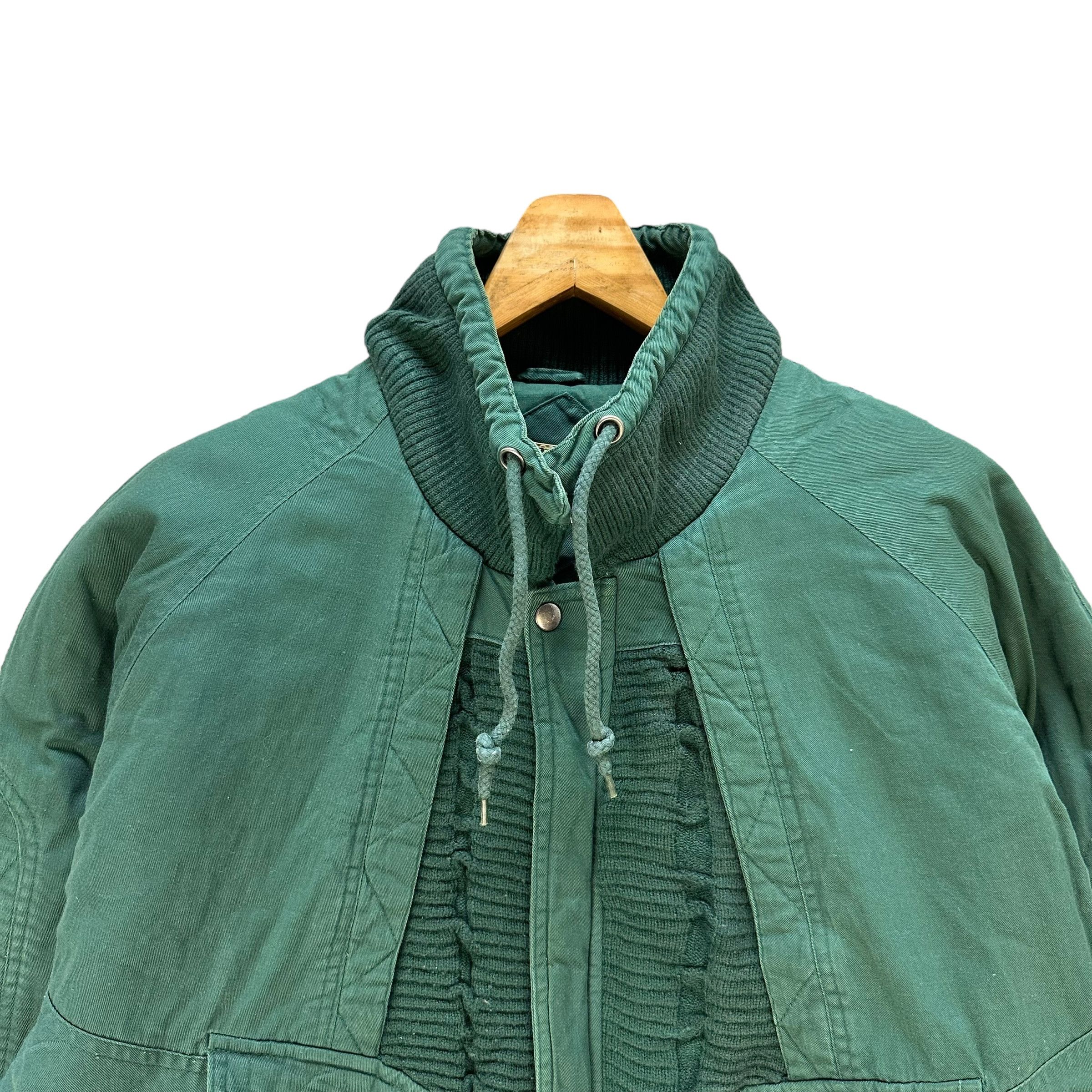 Vintage 90's CLUB MIX Green Parachute Bomber Jacket #A76-1842 Size US M / EU 48-50 / 2 - 2 Thumbnail