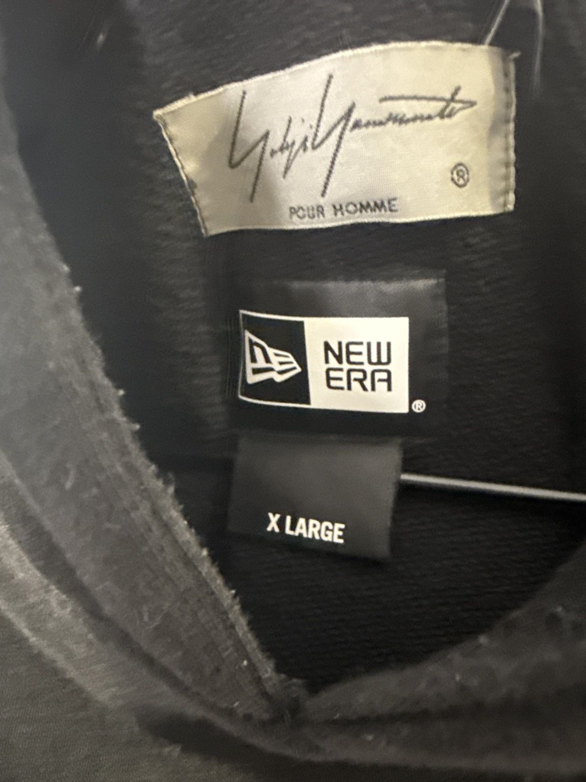 New Era × Yohji Yamamoto Yohji Yamamoto/New Era Hoodie Size US XL / EU 56 / 4 - 3 Thumbnail