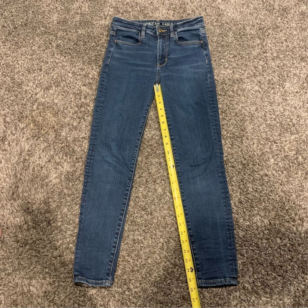 American Eagle Outfitters Women’s American Eagle Jeggings Jeans Size 27" / US 4 / IT 40 - 3 Thumbnail