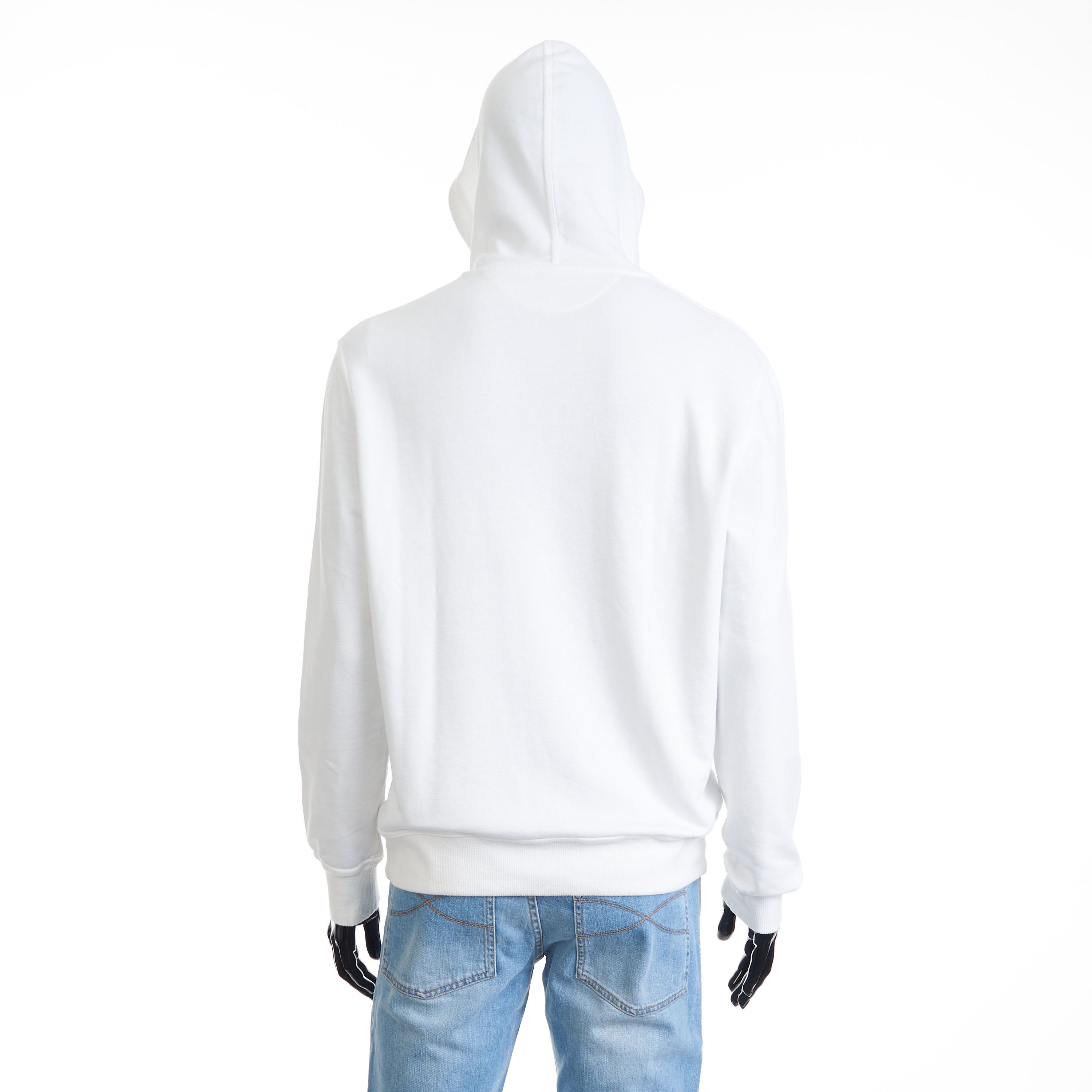 Brunello Cucinelli White Hooded Sweatshirt - Logo Embroidery, French Terry Size US S / EU 44-46 / 1 - 15 Thumbnail