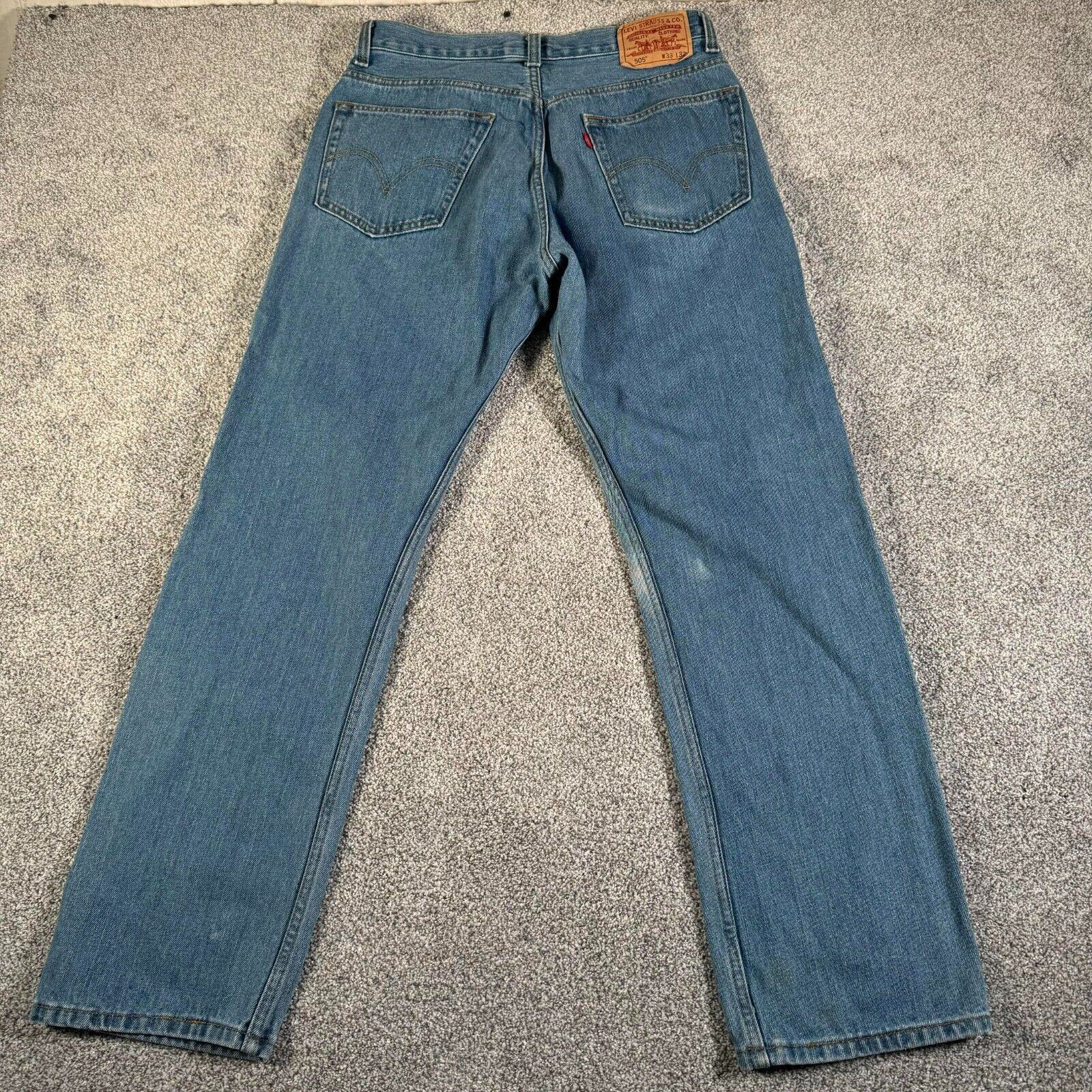Levi's Levis 505 Jeans Mens 33x32 90s Y2K Vintage Streetwear Grunge Size US 33 - 12 Thumbnail