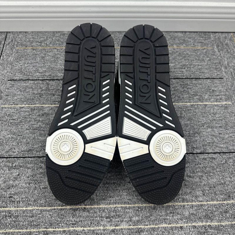 Louis Vuitton Louis Vuitton Panda Trainer Low Top Sneakers -2508 Size US 8.5 / EU 41-42 - 3 Thumbnail