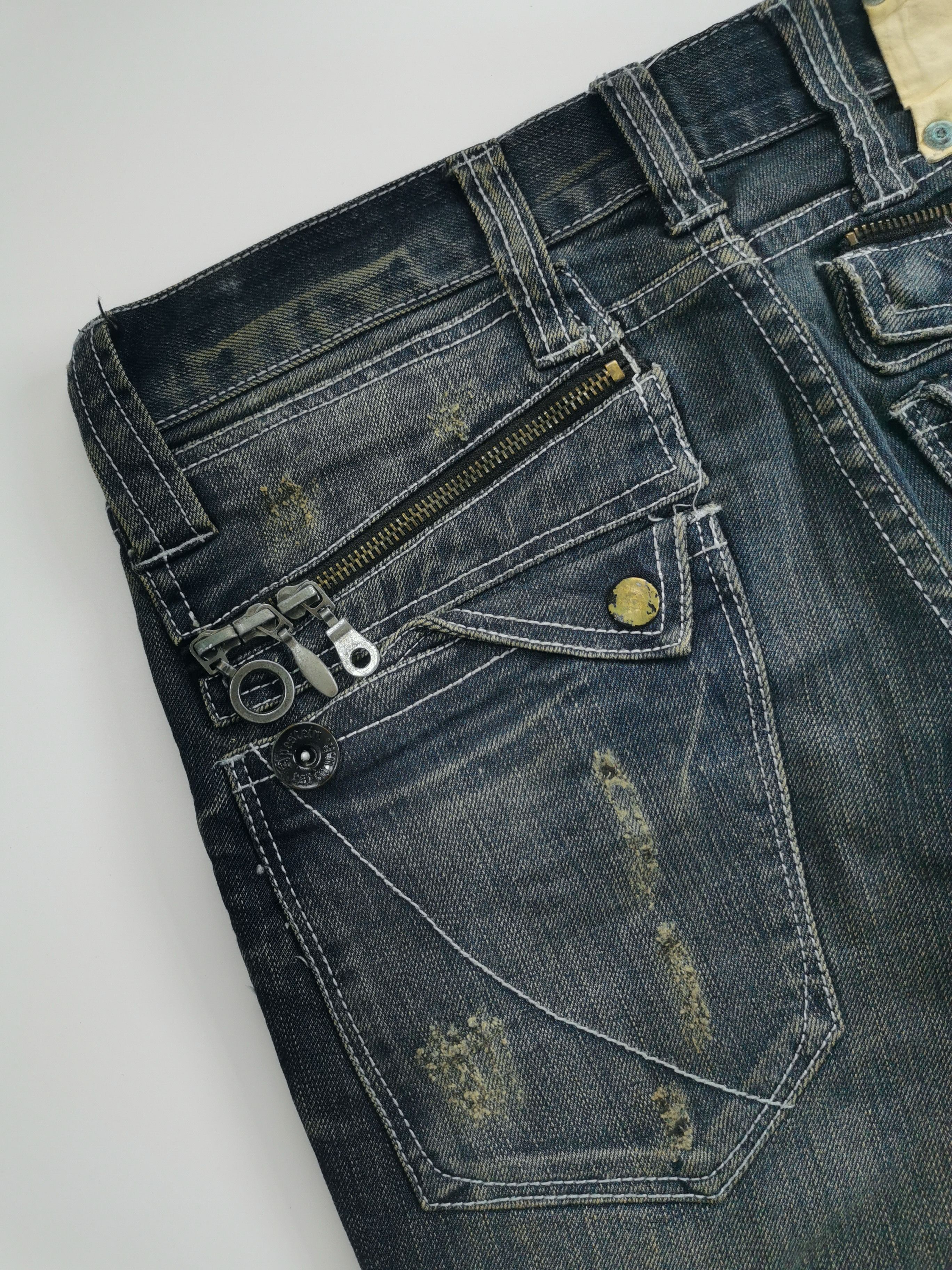 Tornado Mart Apestein Seditionaries Zipper Pocket Jeans Size US 30 / EU 46 - 7 Thumbnail