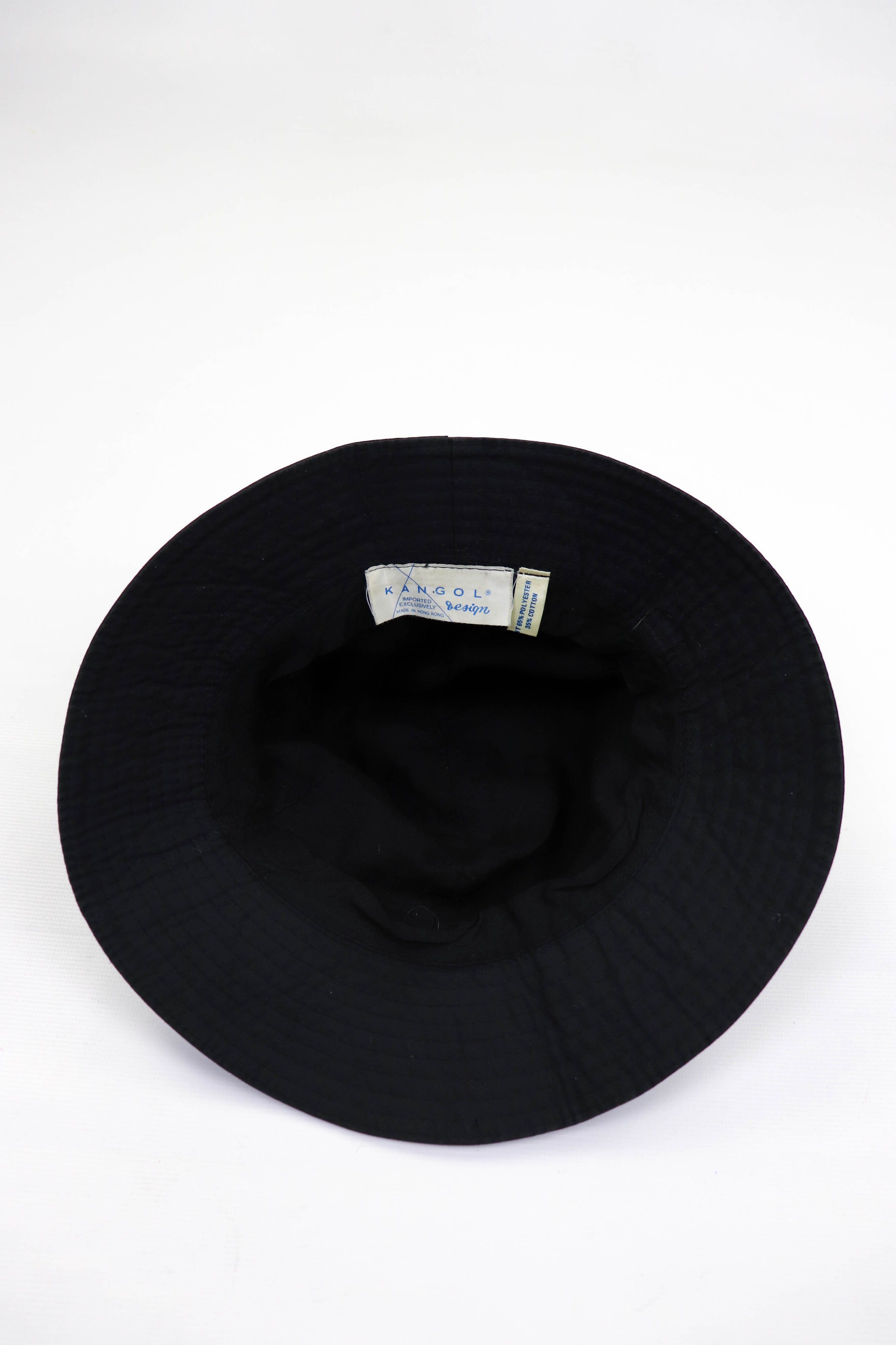 Kangol Kangol Vintage Made in Hong Kong Black Bucket Hat Size ONE SIZE - 7 Thumbnail