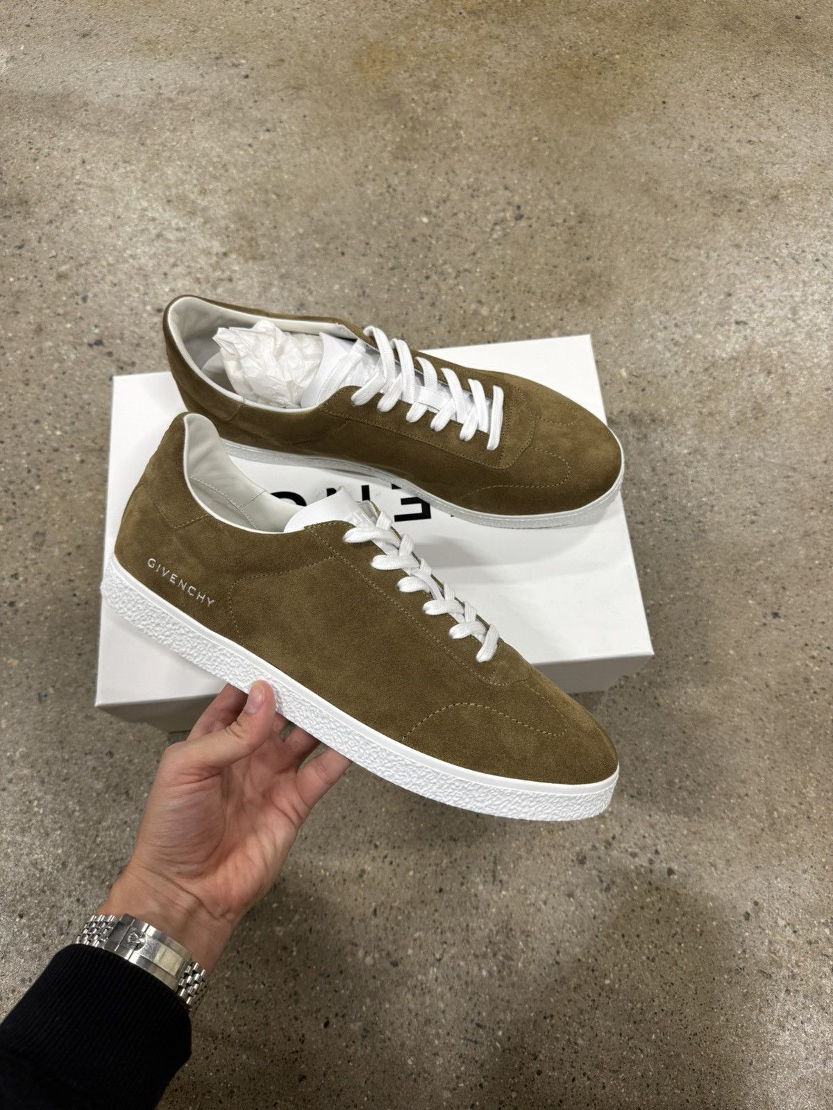 Givenchy Givenchy Suede Town Sneaker NEW 750$ Size US 11 / EU 44 - 1 Thumbnail
