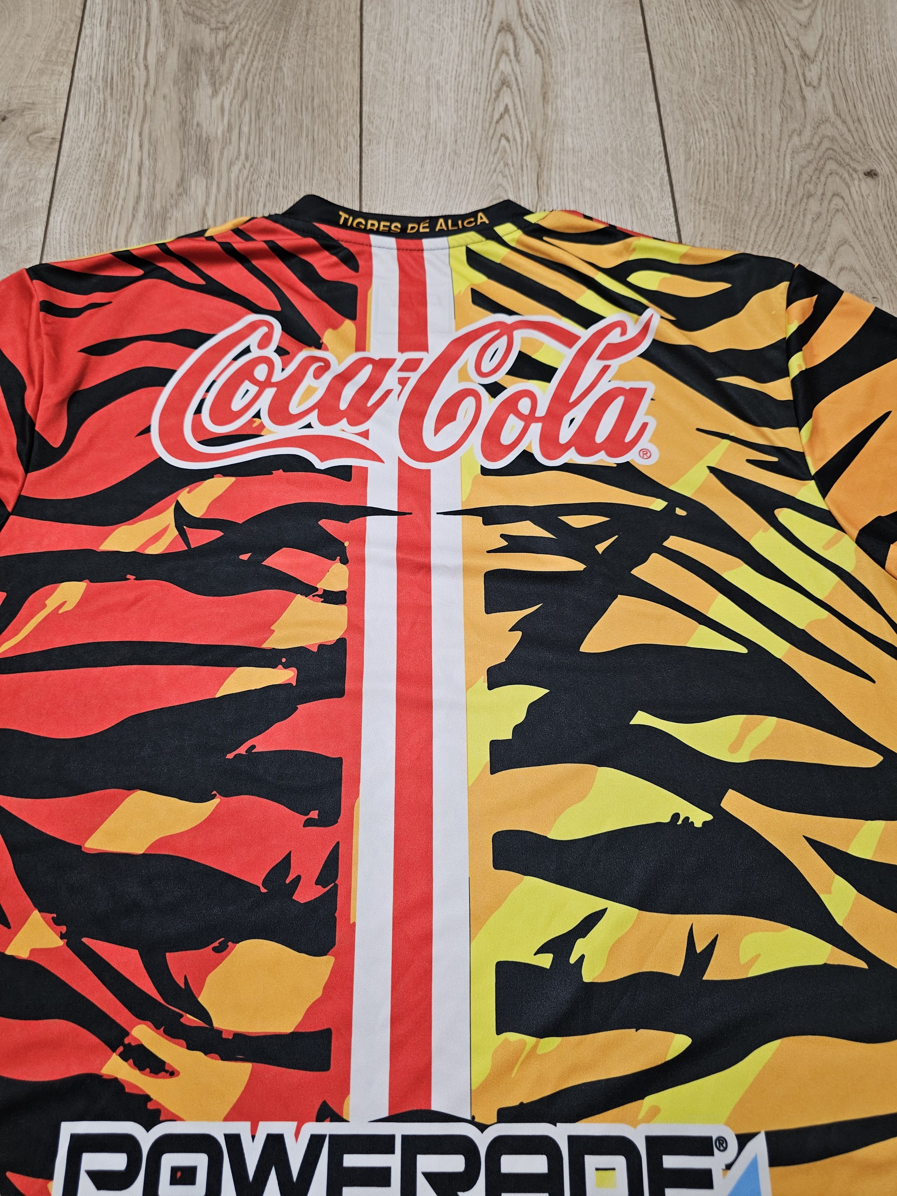 All Sport TIGERS DE ALICA 2023 FOOTBALL SHIRT MEXICO SOCCER JERSEY Size US L / EU 52-54 / 3 - 5 Thumbnail
