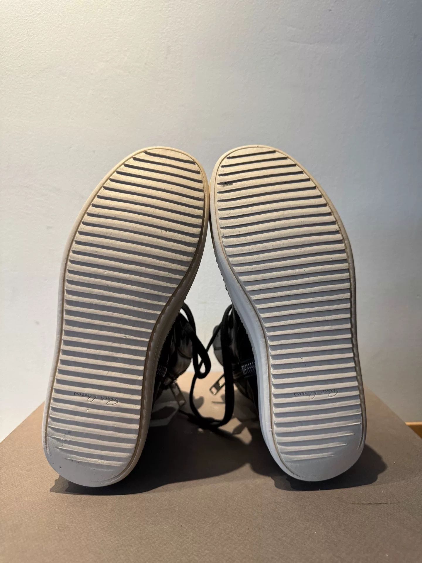 Rick Owens rick owens black leather high. Size US 6.5 / EU 39-40 - 7 Thumbnail