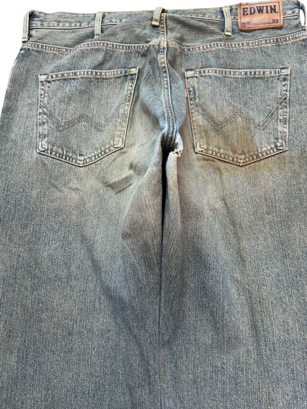 Edwin Vintage Edwin Exclusive Vintage Skater Baggy Mudwash Denim Size US 37 - 6 Thumbnail