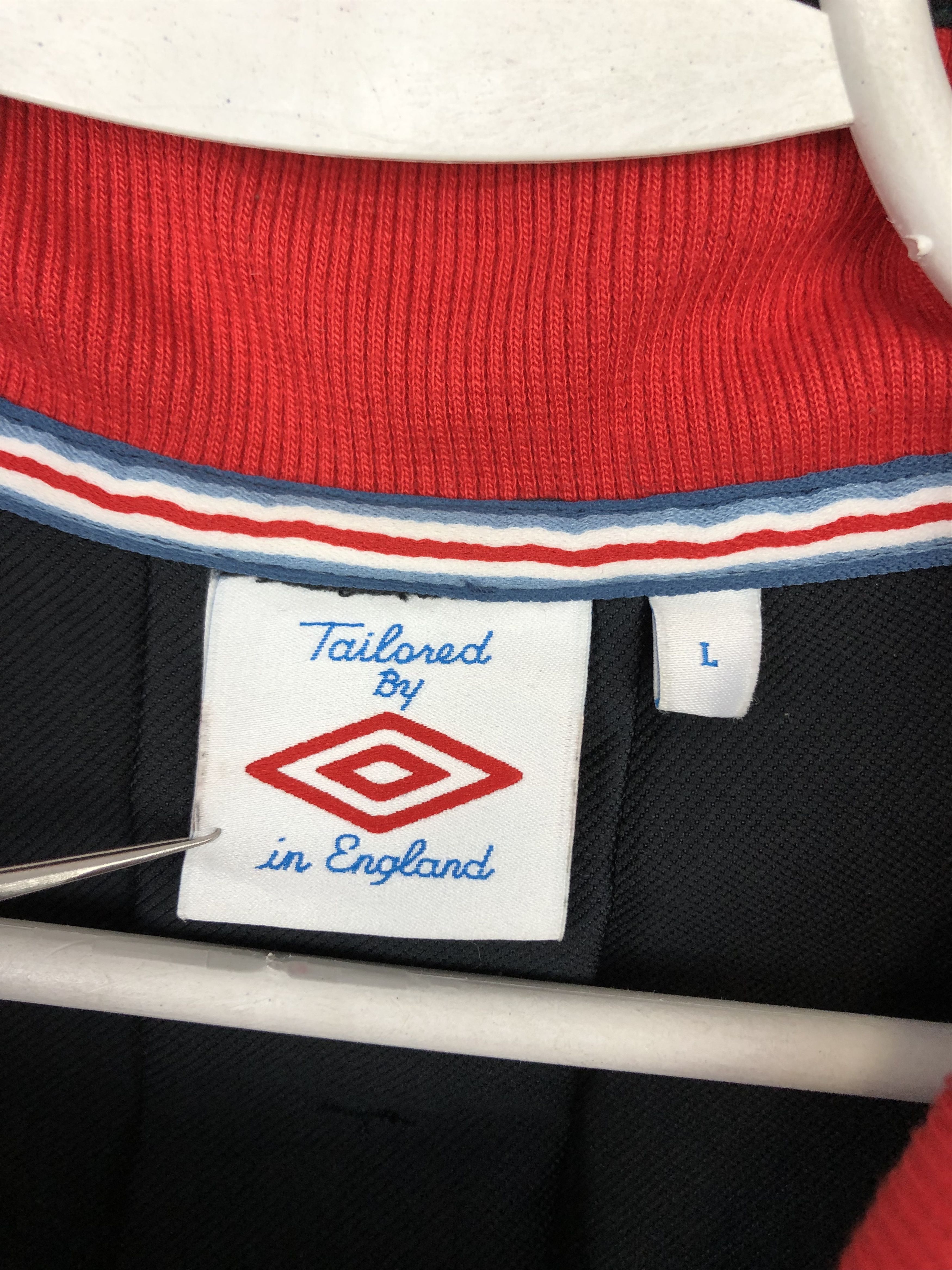 Umbro Vintage Umbro England Nationwide Football Track Top Soccer Size US L / EU 52-54 / 3 - 8 Thumbnail