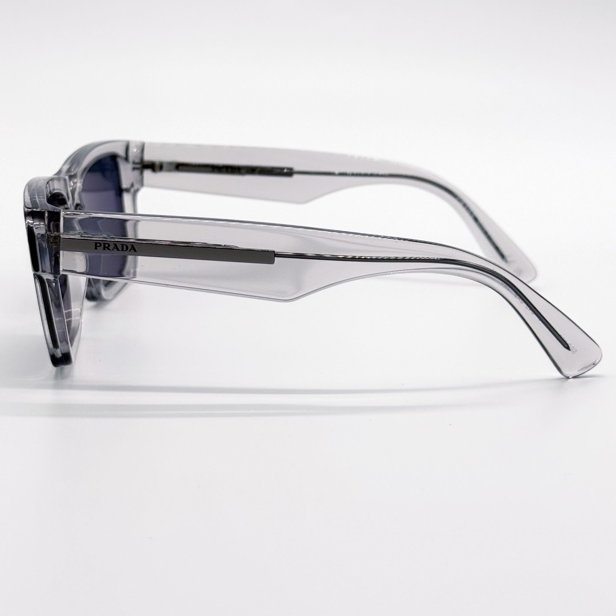 Prada NEW PRADA SUNGLASSES PR25ZS U430A9 GRAY PR 25ZS, SPR 25Z Size ONE SIZE - 8 Thumbnail