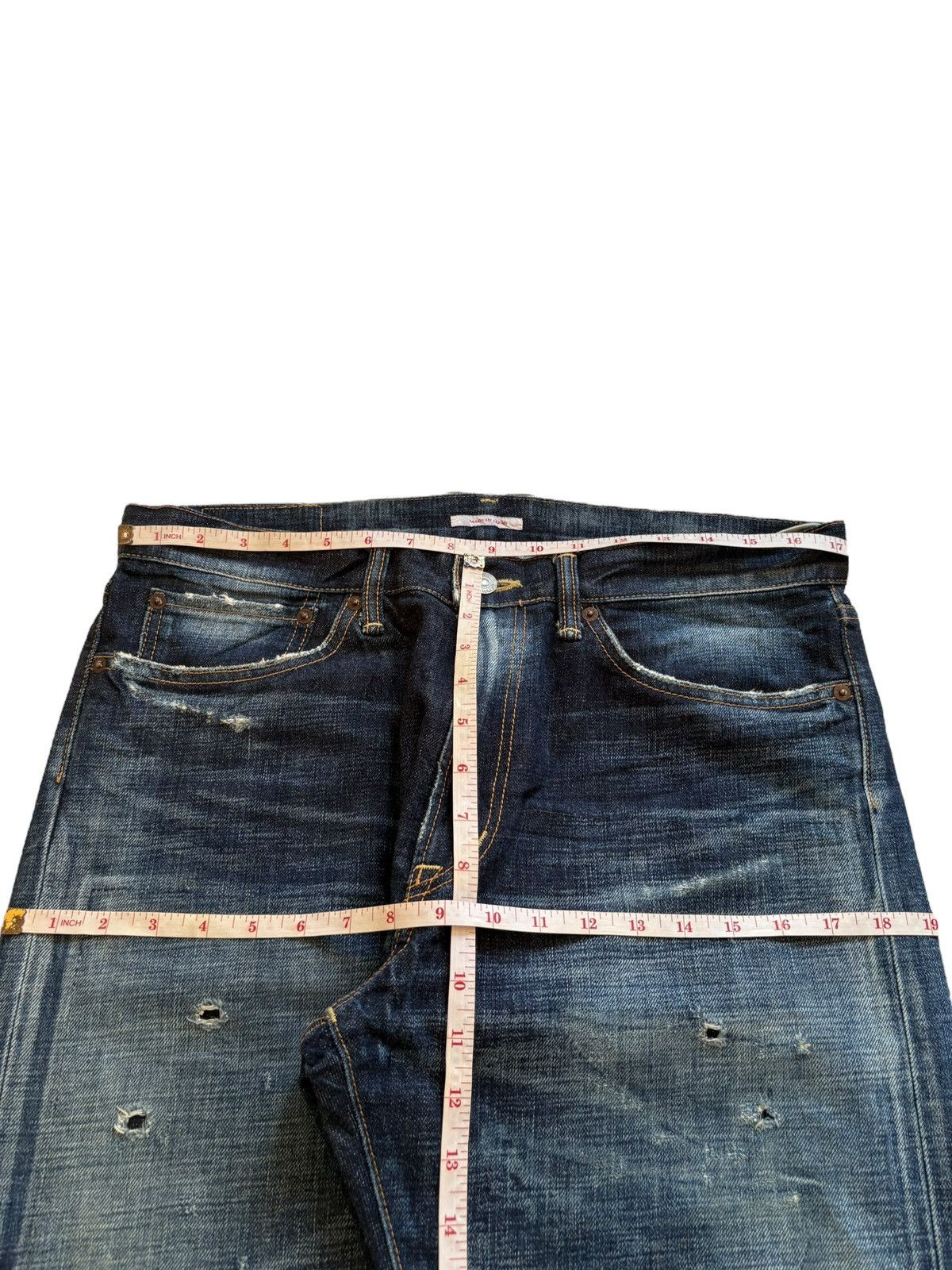 Eternal Vintage Eternal Patches Mud Wash Distressed Loose Jeans Size US 35 - 13 Thumbnail