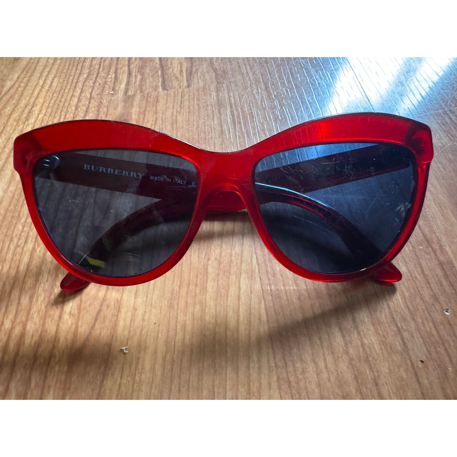 Ralph Lauren Burberry Women's B4267 THE DOODLE.Cat Eye Sunglasses Size ONE SIZE - 1 Thumbnail