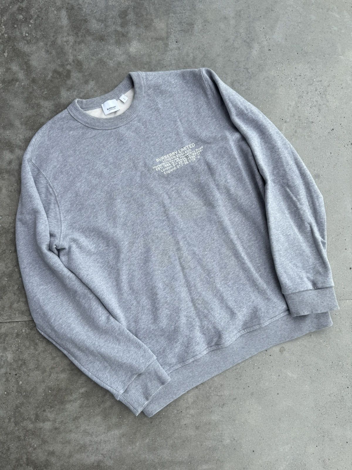 Burberry Burberry Crewneck sweatshirt basic luxury designer hype Size US L / EU 52-54 / 3 - 2 Thumbnail