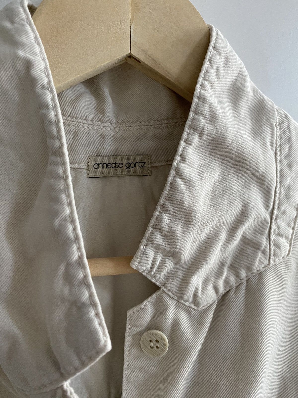 Annette Gortz Annette Görtz Beige Linen Jacket Size S / US 4 / IT 40 - 3 Thumbnail