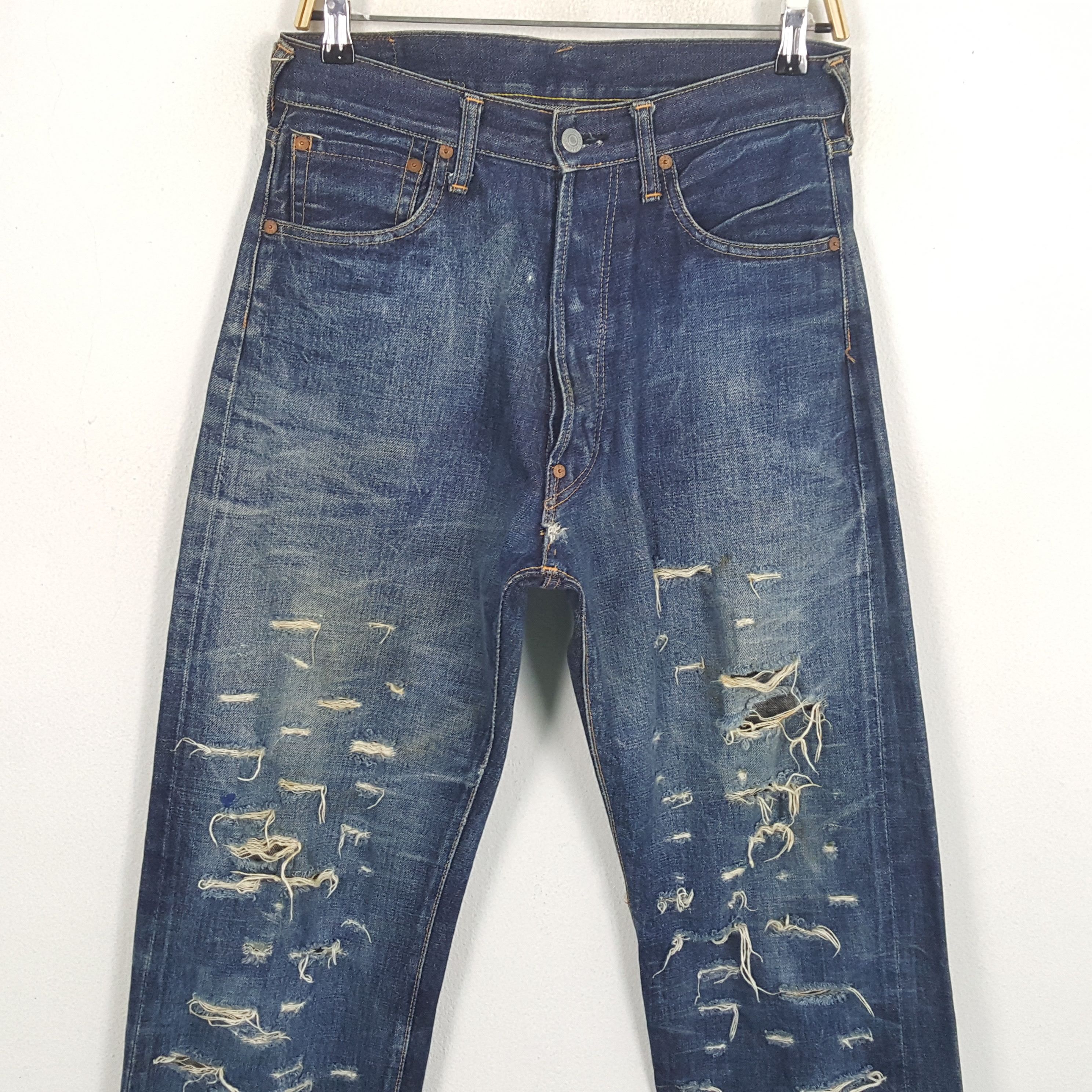 Evisu Vintage EVIS Japanese Brand Daicock Custom Style Jeans Size US 30 / EU 46 - 5 Thumbnail