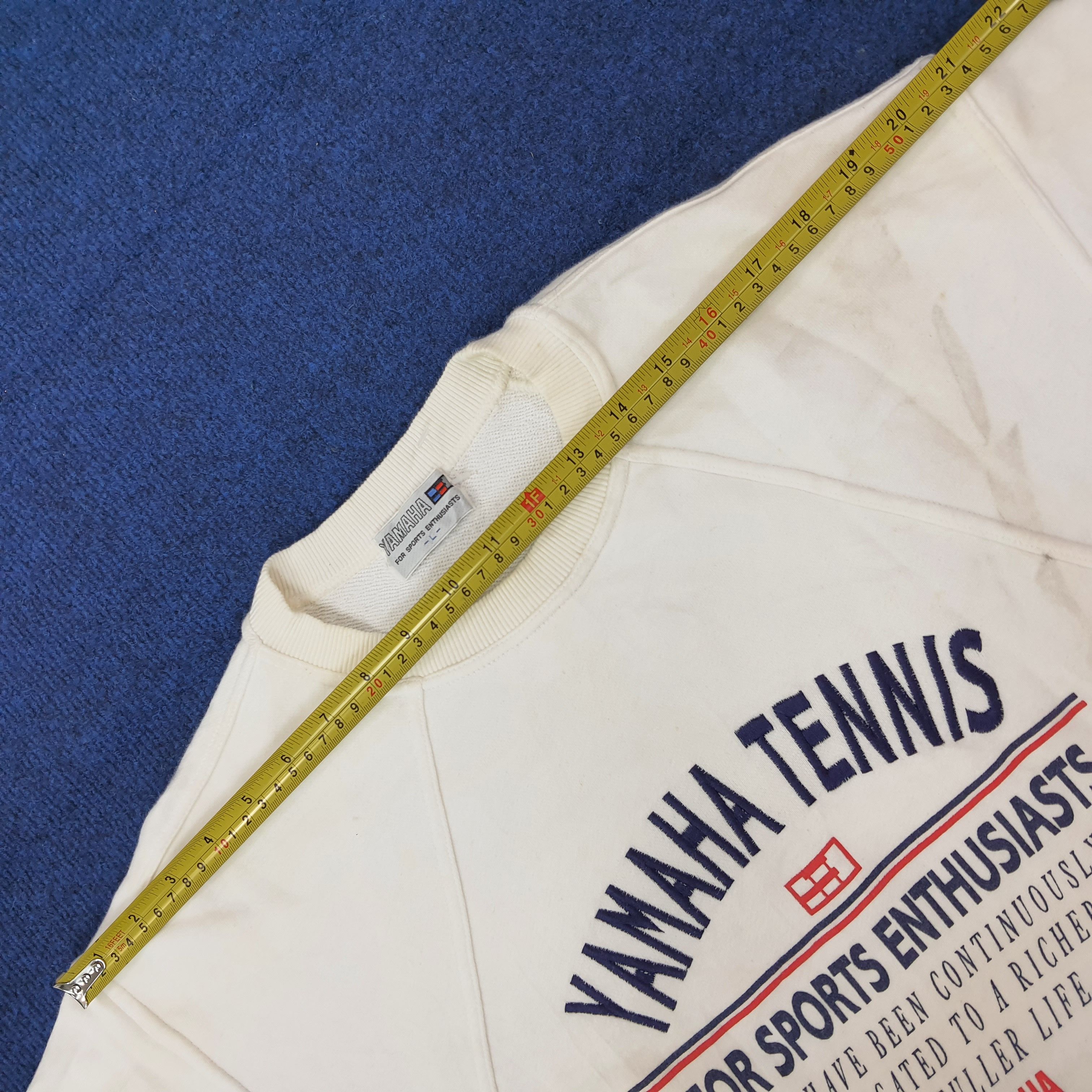 Yamaha Vintage YAMAHA Tennis Sports Japan Brand Sweatshirt C226N7 Size US M / EU 48-50 / 2 - 8 Thumbnail