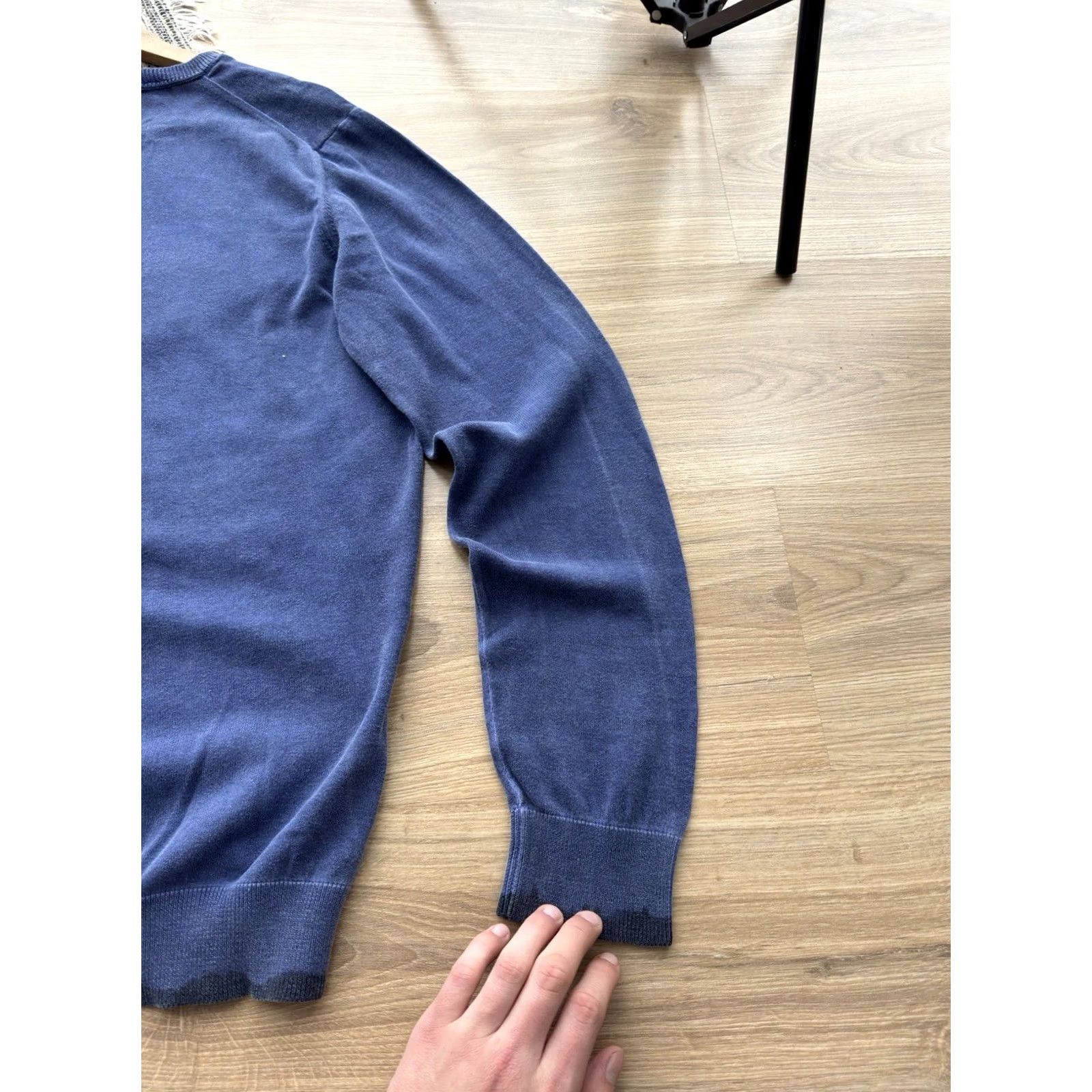 Diesel VINTAGE Diesel Sweater Men L Blue 90s Y2K Distressed Style Pullover Streetwear Fashion Size US L / EU 52-54 / 3 - 6 Thumbnail
