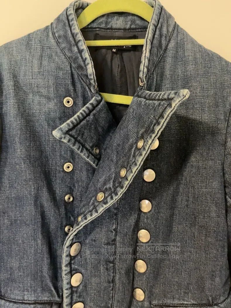 Comme des Garcons Comme Des Garcons Double-breasted Silver Button Denim Cott Size M / US 6-8 / IT 42-44 - 4 Thumbnail