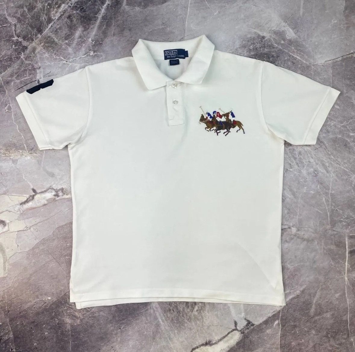 Designer × Polo Ralph Lauren POLO RALPH LAUREN Men's Classic Fit Triple Pony Embroidered Size US L / EU 52-54 / 3 - 15 Thumbnail