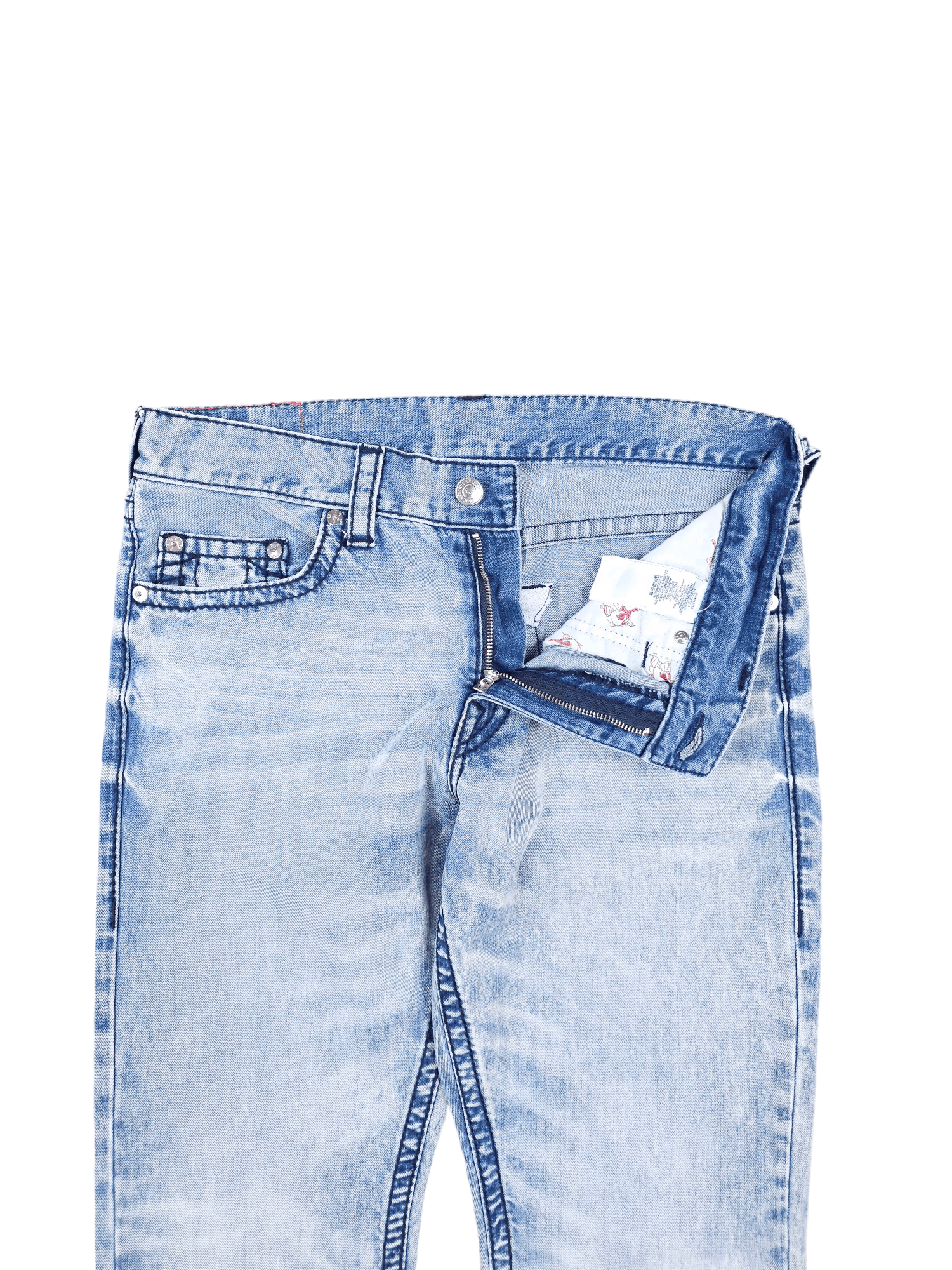 Japanese Brand × True Religion 💎 Size 36/32 True Religion Loose Washed Denim Jeans Y2K Size US 36 / EU 52 - 4 Thumbnail