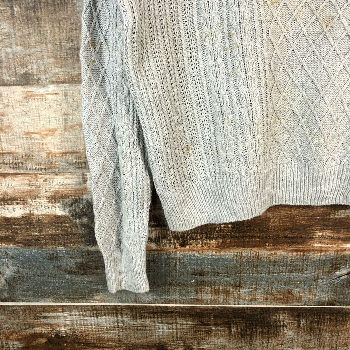 Homespun Knitwear × Japanese Brand Japanese Brand vintage Grey Knitwear #A2474 Size US M / EU 48-50 / 2 - 7 Thumbnail