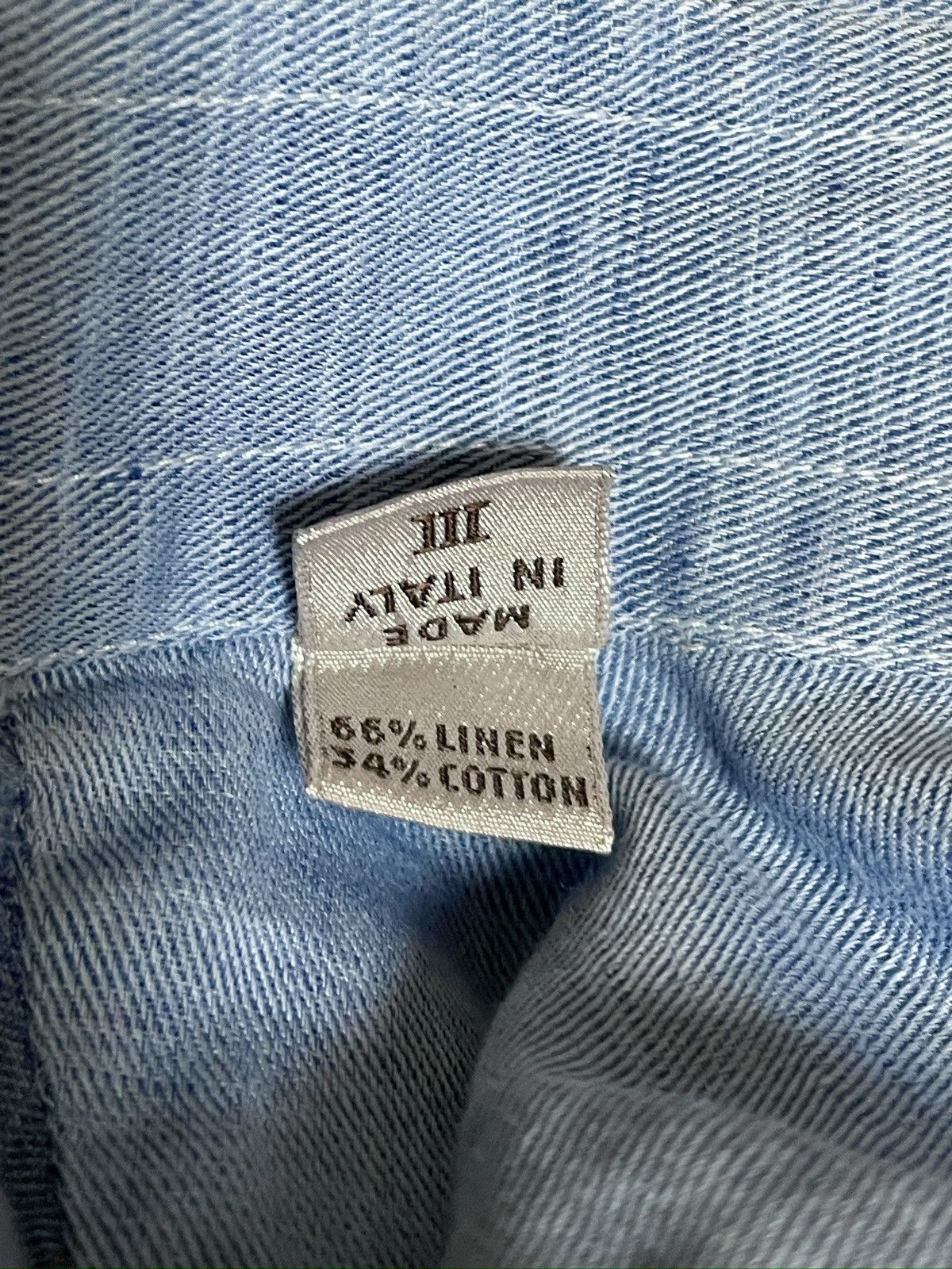 Brioni Brioni Linen Shirt Size US M / EU 48-50 / 2 - 5 Thumbnail