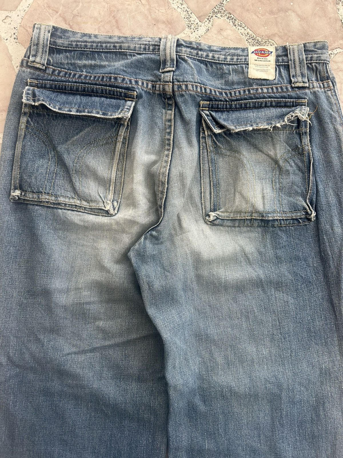 Dickies Dickies Vintage Workwear Japan Ripped Jeans Size US 36 / EU 52 - 8 Thumbnail