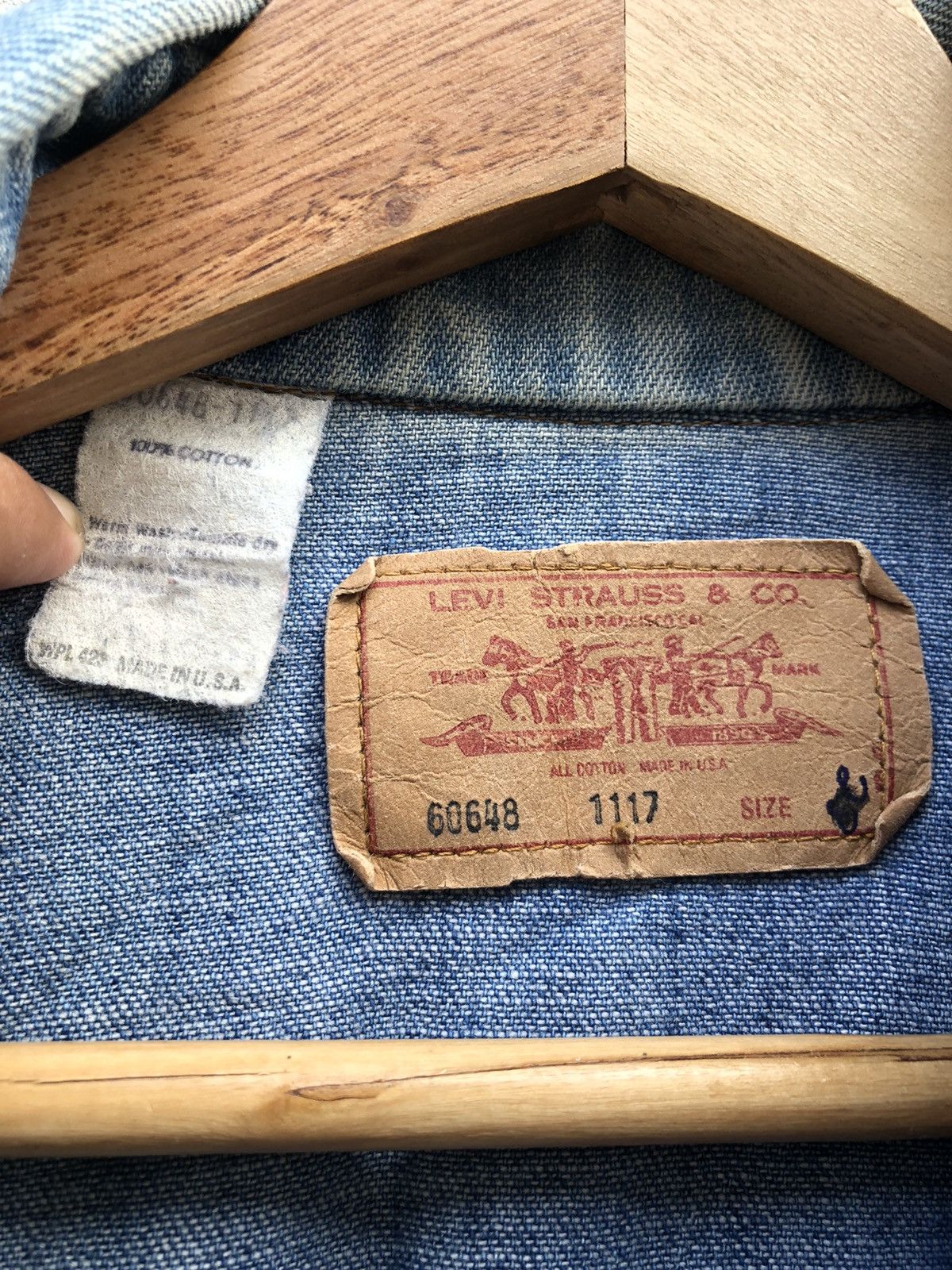 Levi's Rare‼️ Vintage 70s Levi's Western Shirt Orange Tab Size US M / EU 48-50 / 2 - 3 Thumbnail