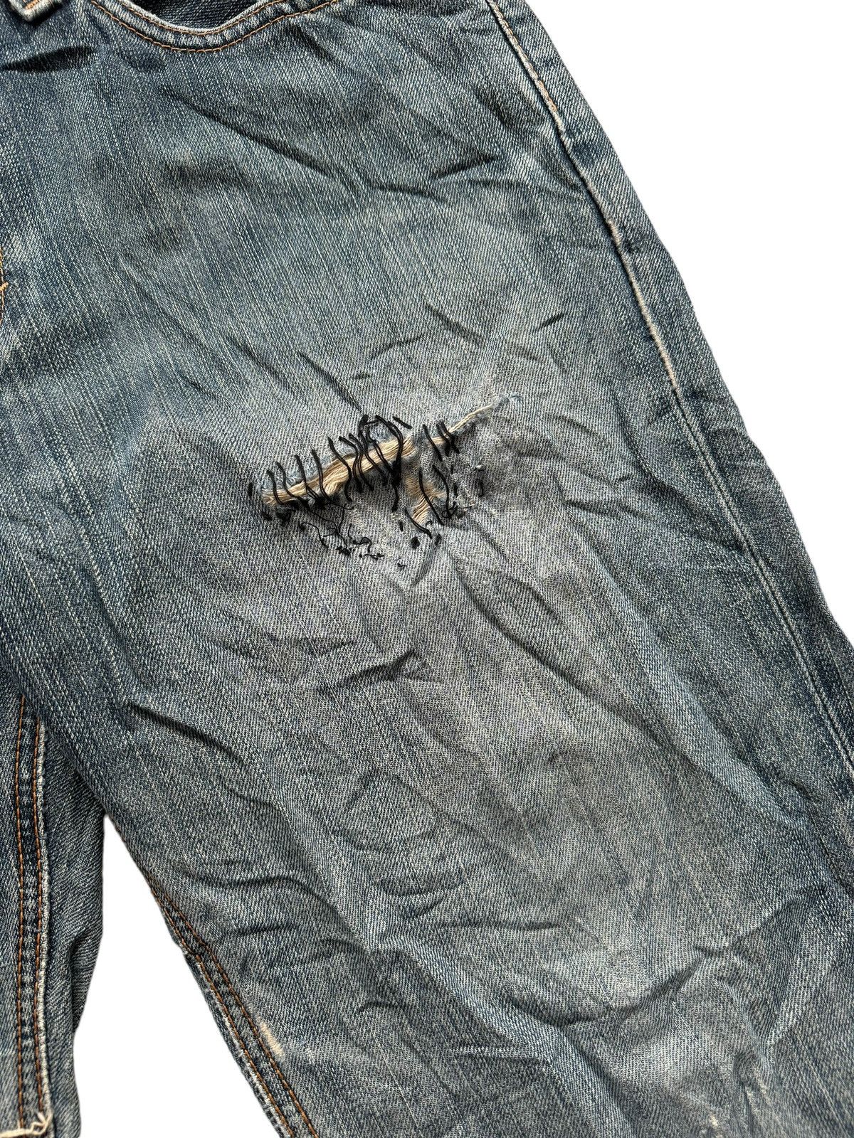 Edwin Vintage Edwin 503 Premium Distressed Jeans Size US 34 / EU 50 - 9 Thumbnail