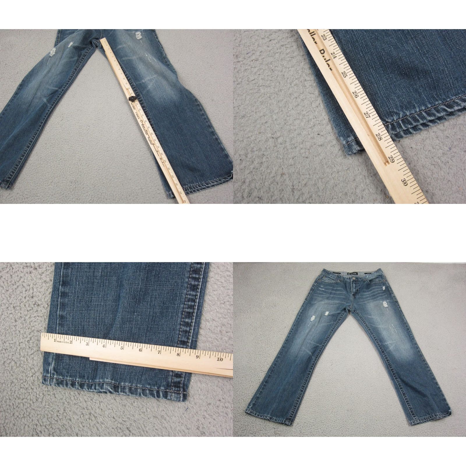 Buckle Black Buckle Black Jeans Adult W34 L 30 Blue Relaxed Straight Denim Distress 90s Mens Size US 34 / EU 50 - 8 Thumbnail