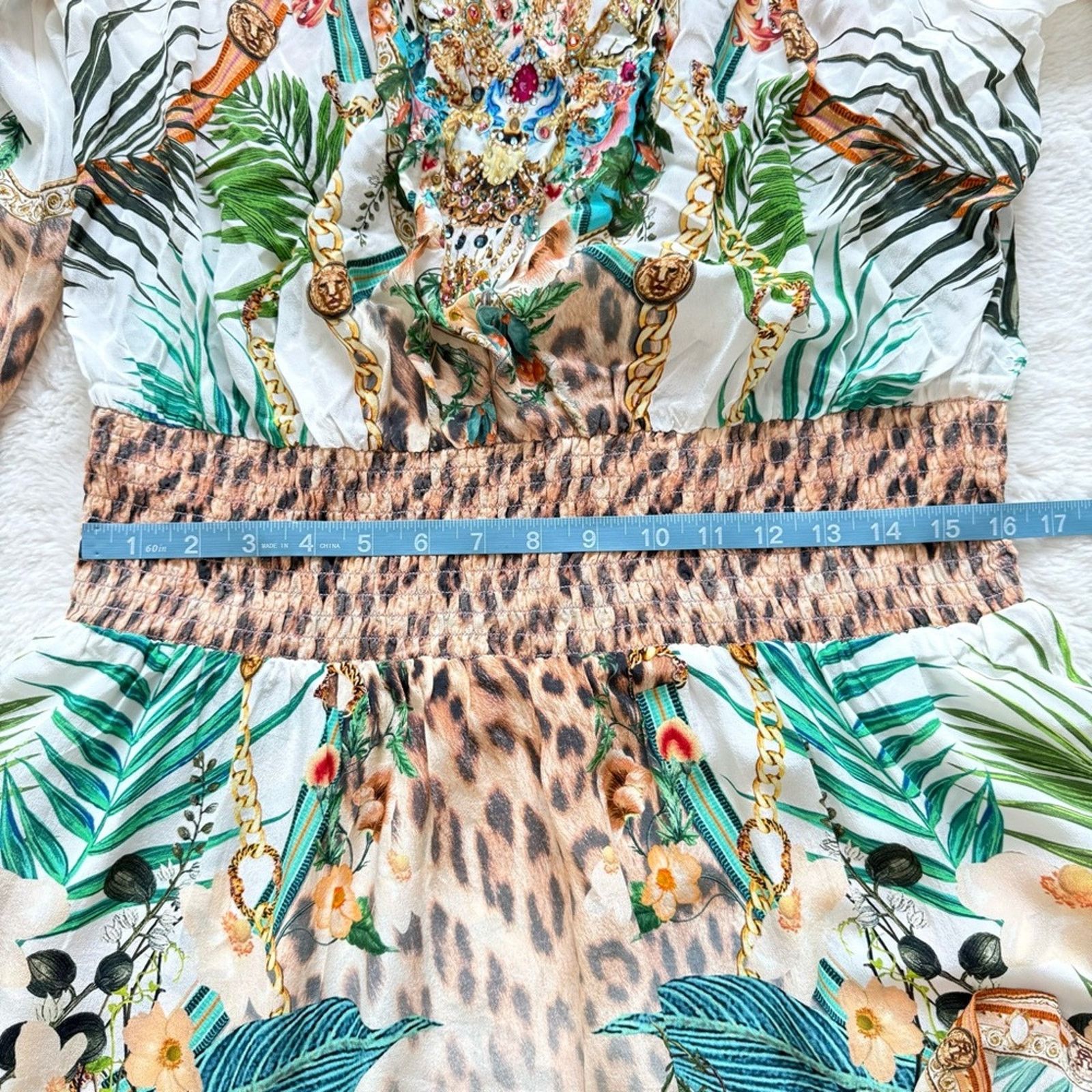 CAMILLA Camilla Silk Off-the-Shoulder Minidress size 12 US 795$ Size XL / US 12-14 / IT 48-50 - 10 Thumbnail