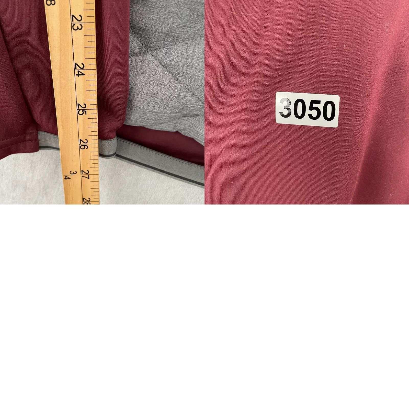 KJUS Kjus Jacket Adult Large Gray Red Release Half Zip Quilted Jersey Shell Mens L Size US L / EU 52-54 / 3 - 9 Thumbnail